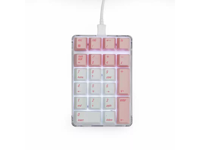 21-key USB external digital numeric keypad for notebook and desktop ...