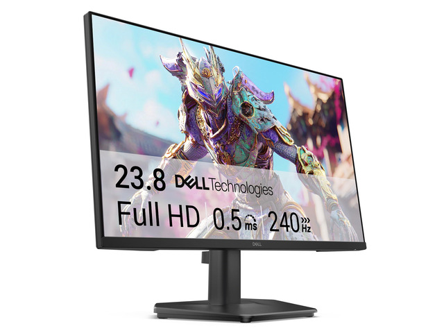 Dell 24 240Hz Gaming Monitor - SE2426HG - 23.8-inch FHD (1920x1080) 240Hz Display, in-Plane Switching (IPS) Technology, AMD FreeSync Premium, TÜV 3-Star, 2X HDMI, DisplayPort 1.4, Tilt