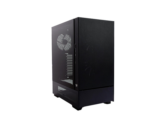 InWin ModFree Base, E-ATX, Full Tower Case, High Airflow, Support 120mm or 140mm Fans and up to 280mm AIO, Modular Design for expandability, Tempered Glass Side Panel, mesh Front Black Color