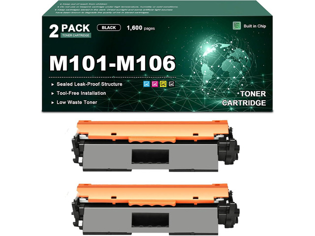 M101-M106 Black Toner Cartridge Compatible for HP Pro M101-M104 Ultra ...