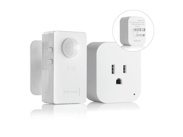 Wireless Motion Sensor Plug Kits,No-Wire Mini PIR Sensor Switch Control ...