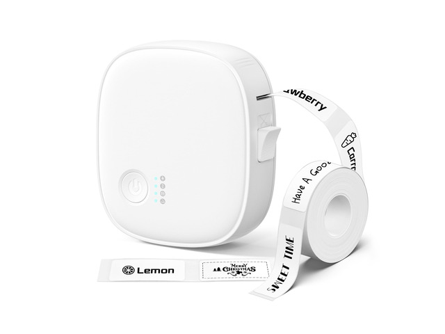 Mini Label Creator Mini Label Maker Machine with Tape AH-P05, Portable Bluetooth Mini ...