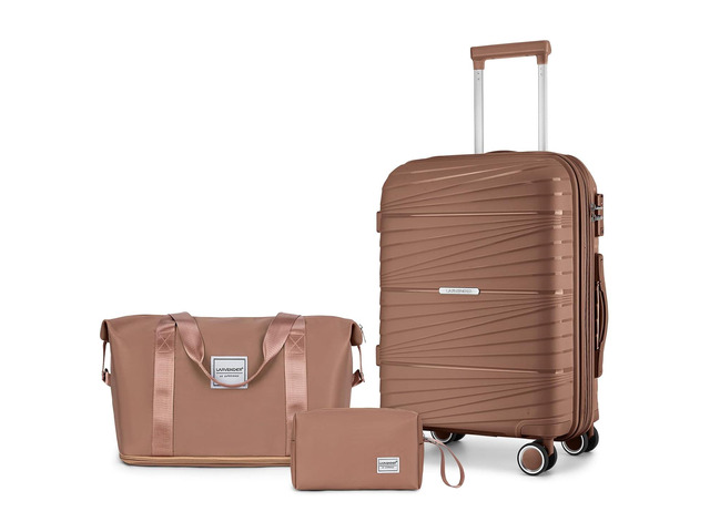 Carry On Suitcase 22x14x9 Airline Approved Hardshell PP Shell Case