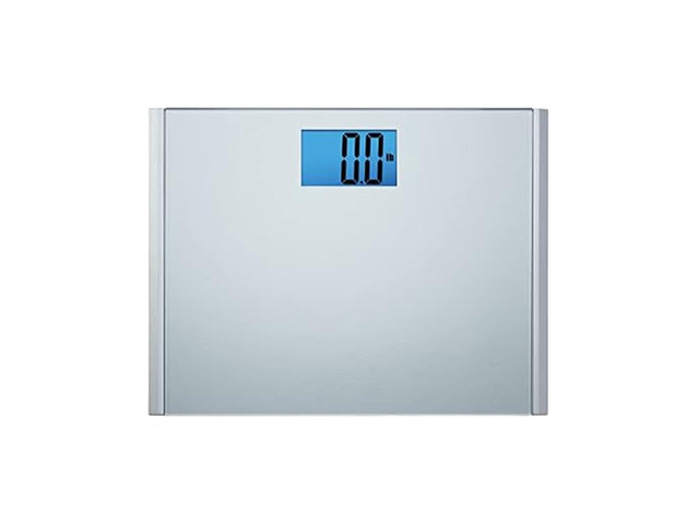 Precision Plus Digital Bathroom Scale, 440-lb Capacity, Wide Platform ...