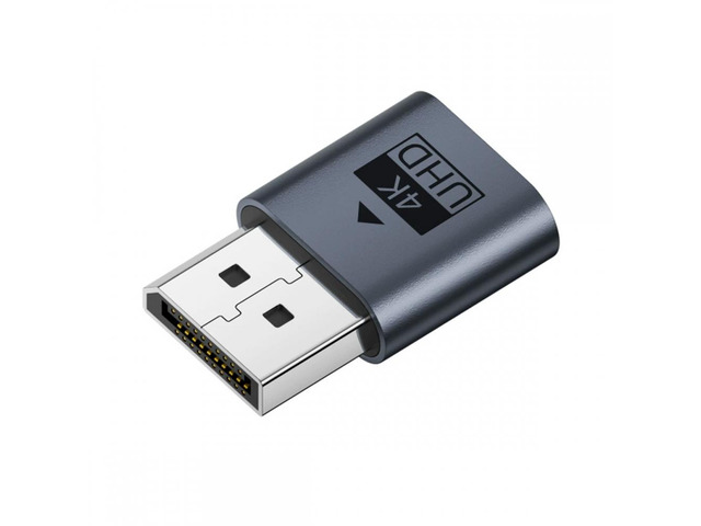 24 Stuks DP Dummy Plug – 4K DisplayPort Virtuele Adapter, Headless Ghost Emulator Voor Grafische Kaart