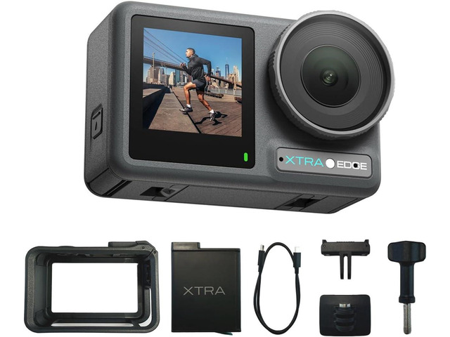 Xtra Edge Action Camera,4K /120 FPS & 1/1.3