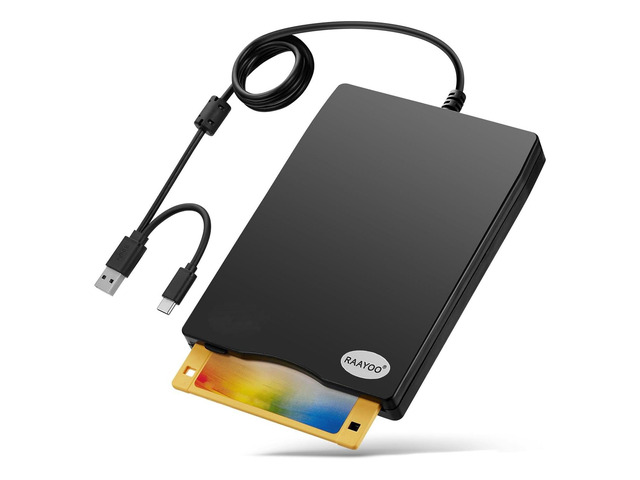 Floppy Disk Reader 3.5 inch USB Floppy Disk Drive External 3 1/2 Floppy ...