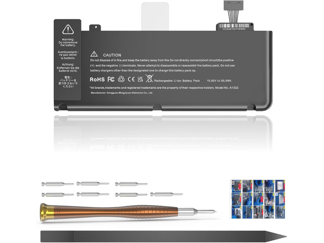 A1278 Battery Replacement, A1322 Battery for MacBook Pro 13 Inch (Mid ...