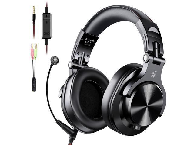 OneOdio A71 Gaming Headset Studio DJ Headphones Stereo Over Ear Wired Headphone With Microphone Volume Control Mic One-button Mute For PC PS4 Xbox One Gamer Office Phone Call