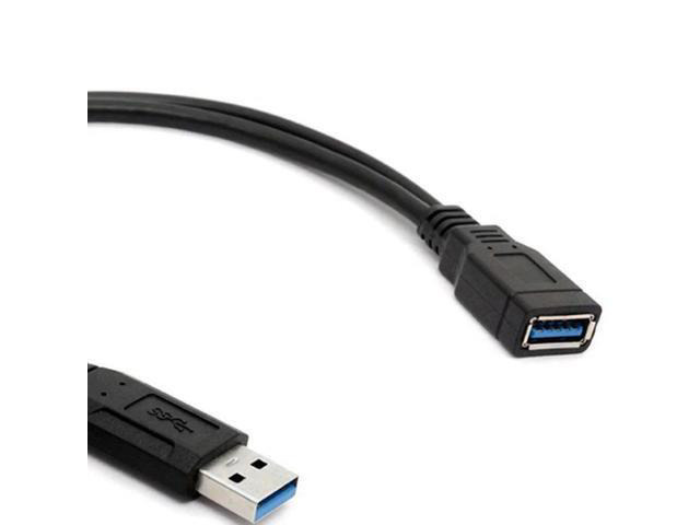 USB 3.0 Extension Cable with Extra Power Dual USB A Male to Female