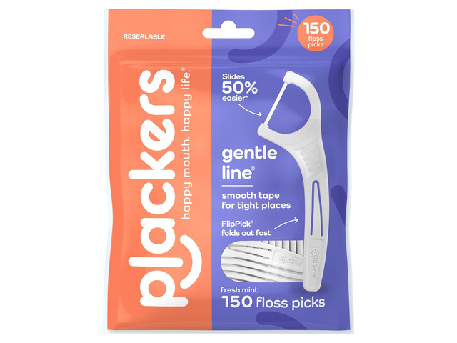 Super Soft Dental Floss Picks 150 Count Gentle Line Mint Flossers