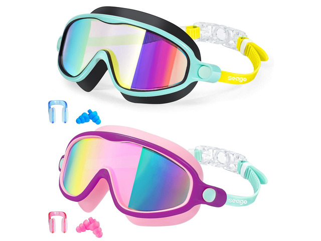 Seago Kids Diving Mask/Swimming Goggles, 2 Pack