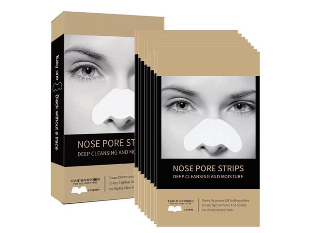 Caunmy Charcoal Blackhead Remover Strips for Nose Pore Cleansing 20ct