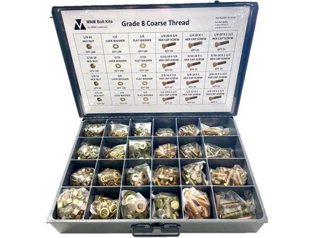 Grade 8 Hex Bolt Organizer Cabinet 1250 Pcs Solves Workshop Clutter