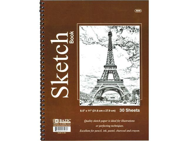 Spiral Sketch Book 8.5x11