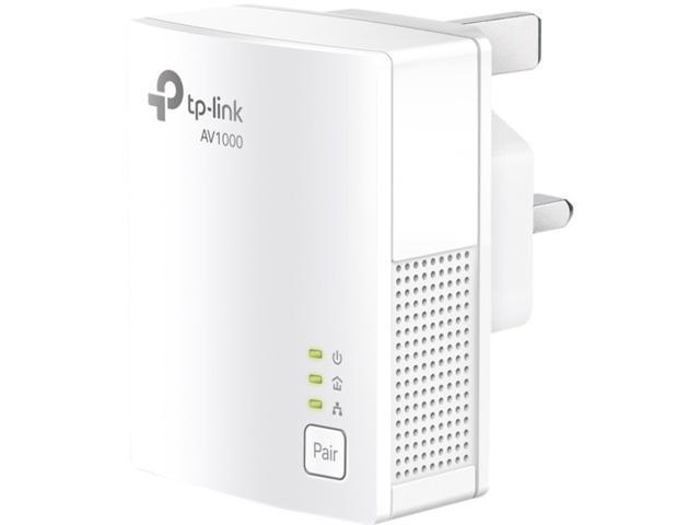 TP-Link AV1000 Powerline Ethernet Adapter(TL-PA7017) - Gigabit Port, Plug&Play, Ethernet Over Power, Nano Size, Ideal for Smart TV, Online Gaming, Wired Connection Only, Add-on Unit