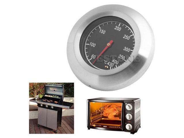 NEW Stainless Steel Thermometer Barbecue BBQ Smoker Grill Temperature Gauge 60