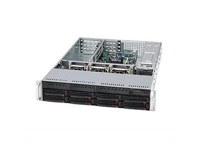 SUPERMICRO CSE-829TQ-R920UB Black 2U Rackmount Server Chassis 920W Redundant