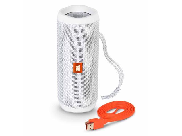 JBL Flip 4 Portable Waterproof Bluetooth Speaker (White) - Newegg.com