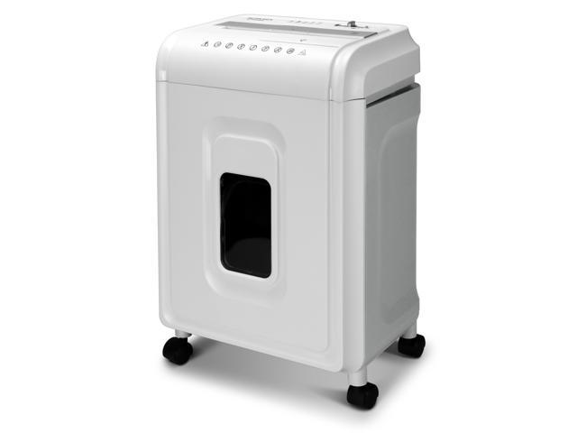 Photo 1 of Aurora High-Security 8-Sheet Micro-Cut Paper, CD/DVD and Credit Card Shredder, White/Gray