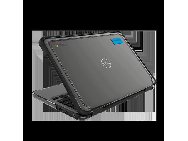 Gumdrop 06D000 SlimTech Case for Dell Chromebook 3100 Clamshell -  Polycarbonate - Frosted Edges - Scratch Protection - Black 