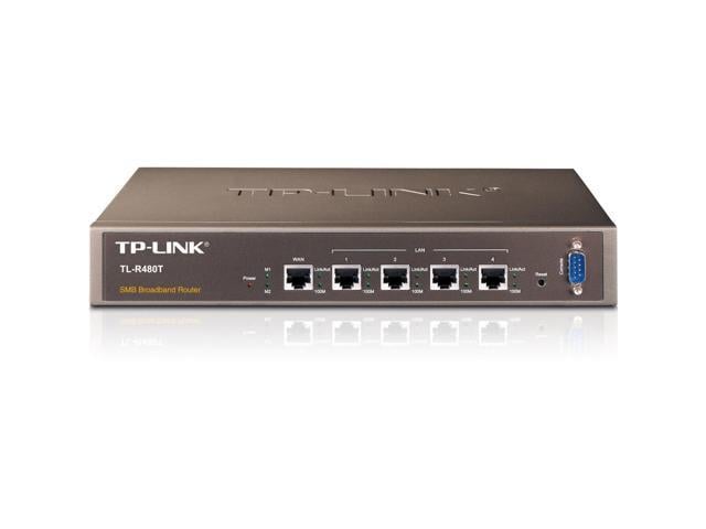 TP-LINK TL-R480T+ 5-port Load Balance Broadband Router, 3 Configurable WAN/LAN ports, 1 LAN, 1 WAN - TL-R480T+ 2xWAN 3xLAN