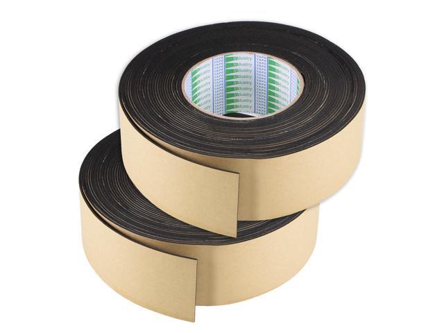 2m Black Double Sided Foam Tape Closed Cell 20mm Wide x 3mm Thick 