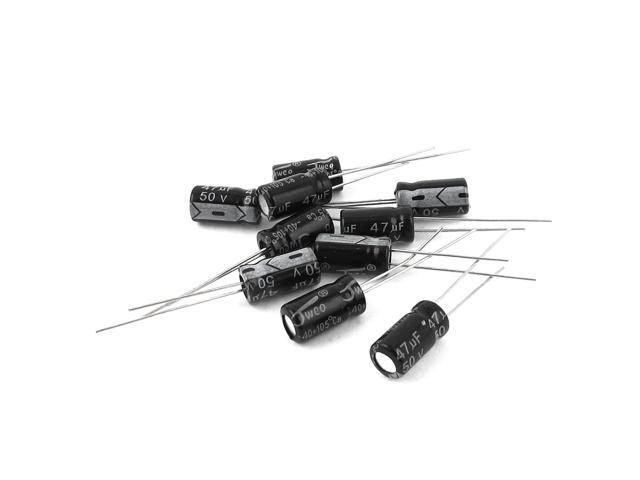 10PCS 16V 100UF 6*12mm Electrolytic Capacitor