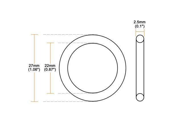 3.1mm Section Select OD from 10mm to 50mm VMQ Silicone O-Ring gaskets 