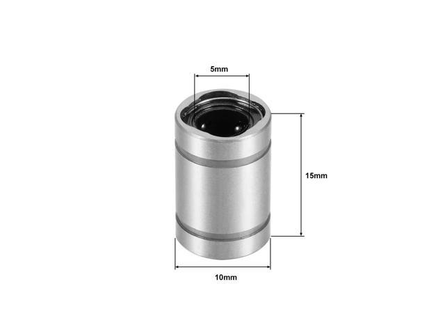 LM5UU 5mm Linear Motion Ball Bearing Carbon Steel Linear Bushing CNC Bearing 