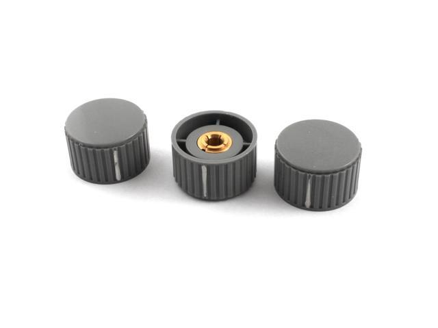40Pcs Aluminum Alloy Potentiometer Knobs Switch Caps for 6mm Dia Shaft Encoder 