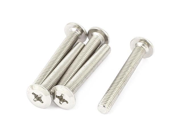 M6 X 45mm Crosshead Phillips Flat Head Countersunk Bolts Machine Screws 5 Pcs Newegg Com