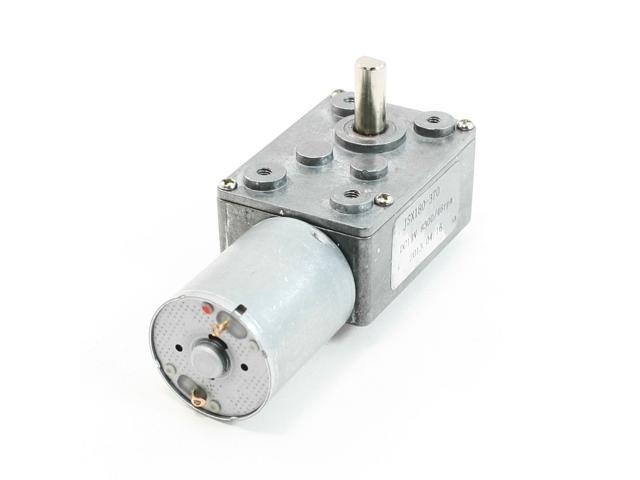 DC 12V 120RPM Low Speed 2 Terminal Solder Cylindrical Gearhead Motor