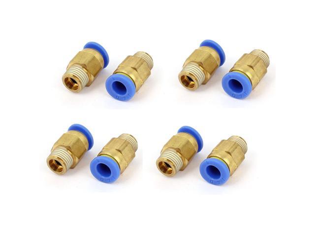 8Pcs Y Union Tube Quick Connector Fittings 8mm to 6mm 