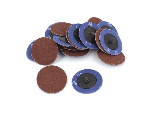 Sander Round 50mm 2/" Dia 120 Grit Sandpaper Sanding Polishing Discs Wheel 30pcs