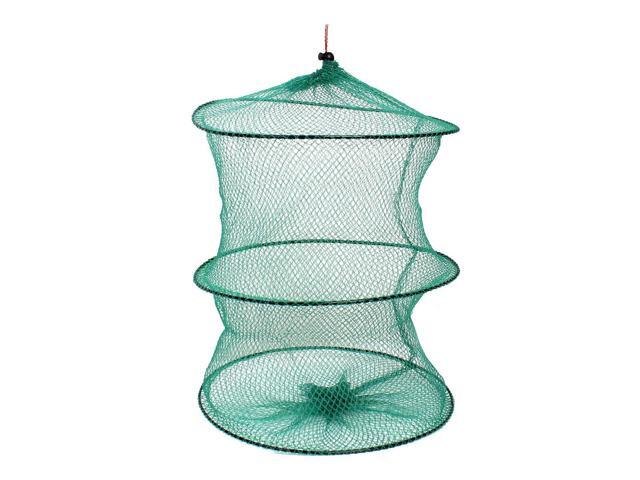 Global Bargains 24 Nylon Metal 2 Sections Foldable Fishing Landing