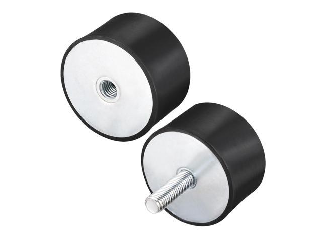 M10 Male Female End Rubber Vibration Isolator Mount 50mm x 40mm