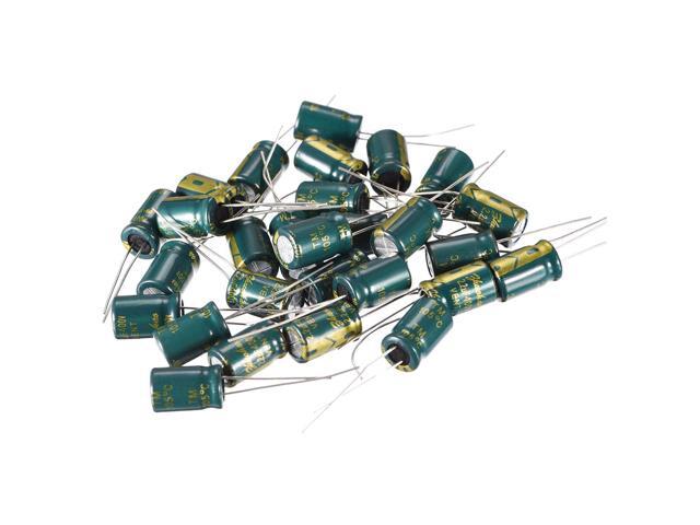 Aluminum Radial Electrolytic Capacitor Low ESR Green 2.2uF-470uF 10V-400V 3000H