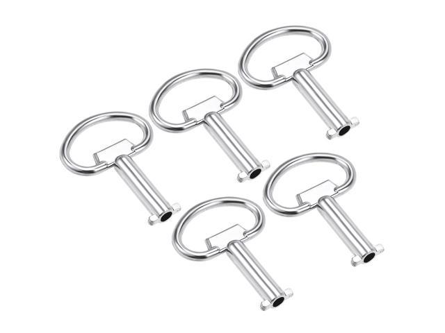 Drawer Cabinet Security 5mm Double Barb Spanner Key 54mm Long 5pcs