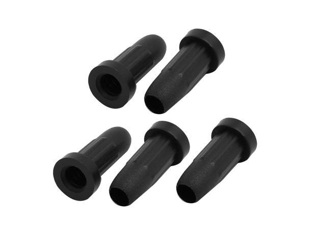5pcs 33mmx16mm Caster Stem Socket Sleeve Inserts Caps Black - Newegg.com
