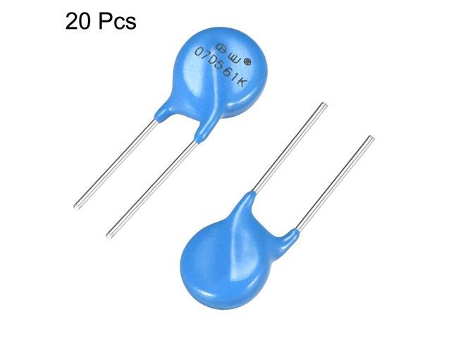 20Pcs Voltage-Dependent resistors AC 350V 14D561K Radial Lead-Disk varistors