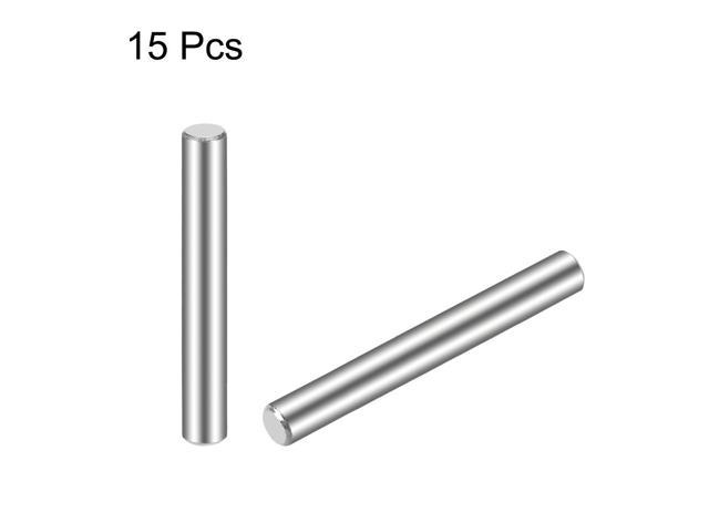 15pcs 4mm x 30mm Dowel Pin 304 Stainless Steel Shelf Support Pin Fasten 