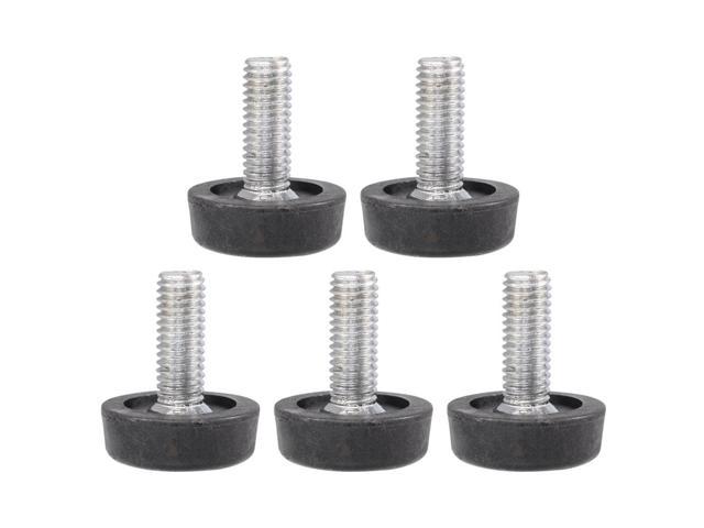 24mm Base M8x20mm Thread Table Desk Adjustable Levelling Foot Feet 5 