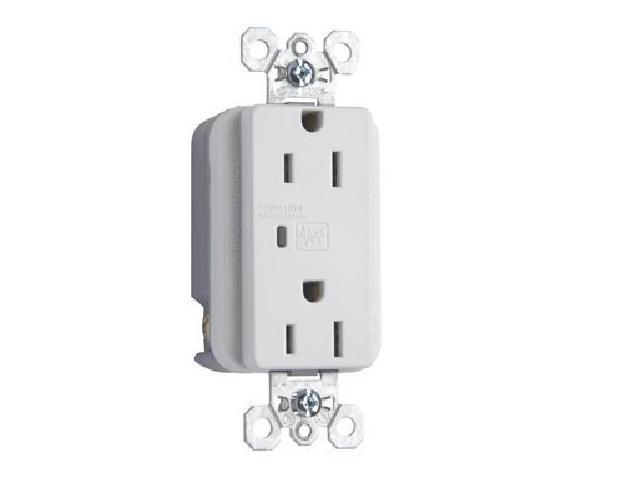 P /& S RCD11W White - 2 15 Amp 1 Pole Decorator Combination Switch