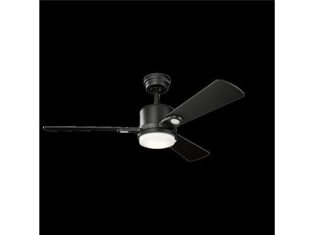 Kichler 300304sbk 48 In Celino Satin Black With Black