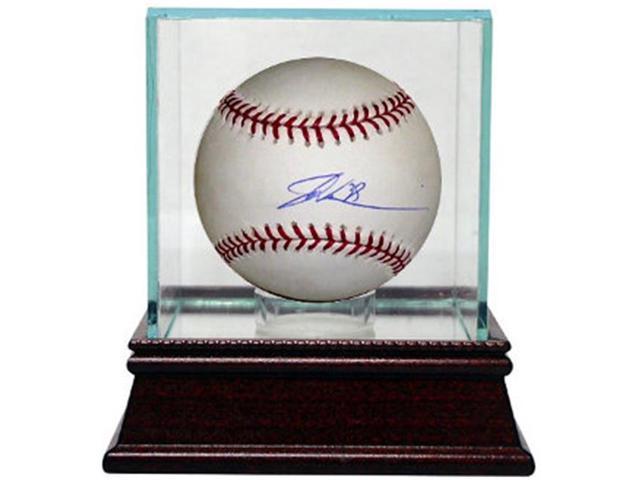 Dontrelle Willis signed Official Major League Baseball w/ Glass Case