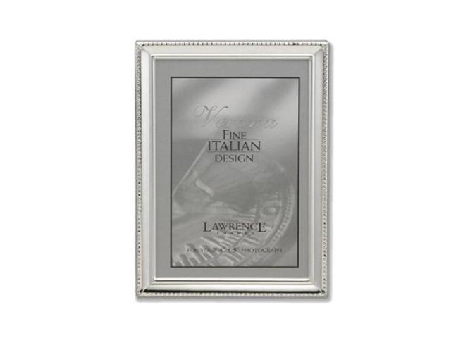 lawrence frames 11645 lawrence frames polished silver plate 4x5 picture frame bead border design newegg com lawrence frames 11645 lawrence frames polished silver plate 4x5 picture frame bead border design