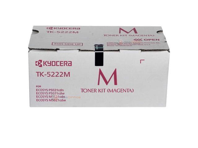 Kyocera TK5222M Genuine OEM 1T02R9BUS1 Magenta Toner Cartridge - 12K Yield