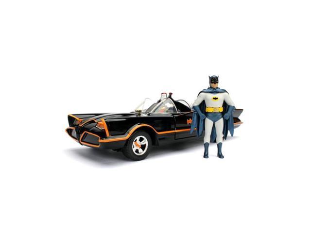 batmobile and batman figure