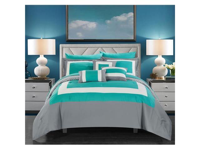 Chic Home Cs4467 Us Reversible Hotel Collection Queen Size Bed In A Bag Comforter Set Turquoise 10 Piece Newegg Com - Teal Queen Size Bed In A Bag Chic Home Cs4467 Us Reversible Hotel Collection Queen Size Bed In A Bag Comforter Set Turquoise 10 Piece Newegg Com - Teal Queen Size Bed In A Bag